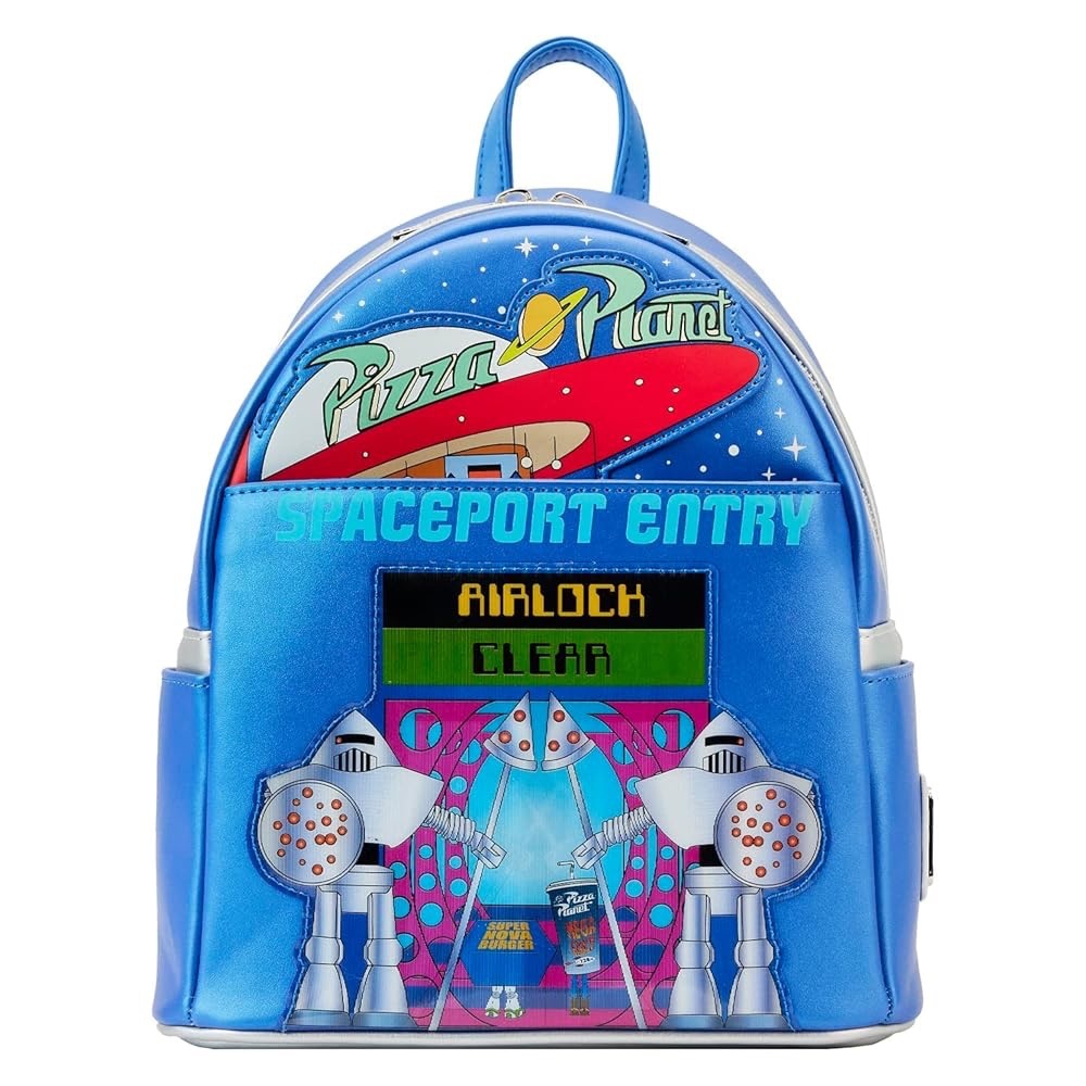 Loungefly Pixar Toy Story Pizza Planet Space Entry Mini Backpack NWT
